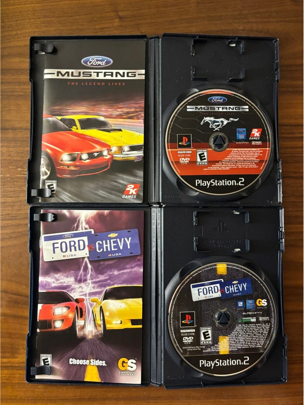 Ford Racing Playstation Bundle of 4